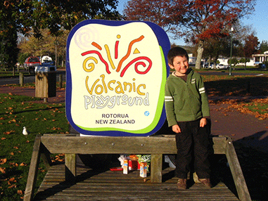 volcanic playground